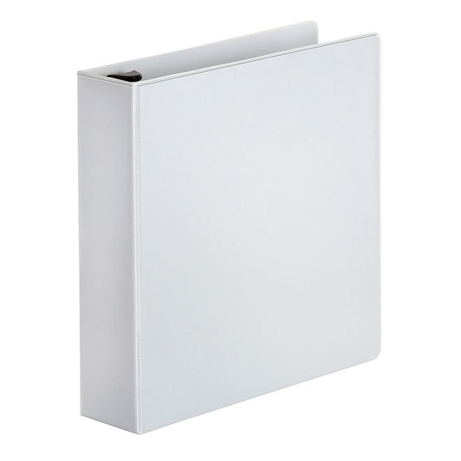 Member's Mark 2" D-Ring View Binder, White 4 pk. - Image 3