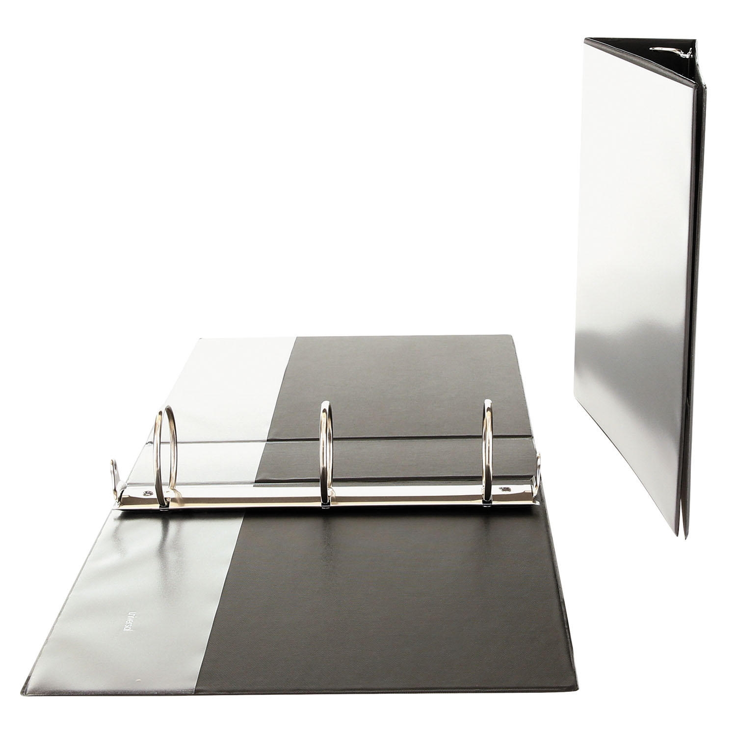 Universal Economy Round Ring View Binder, Black, Various Sizes - Image 2