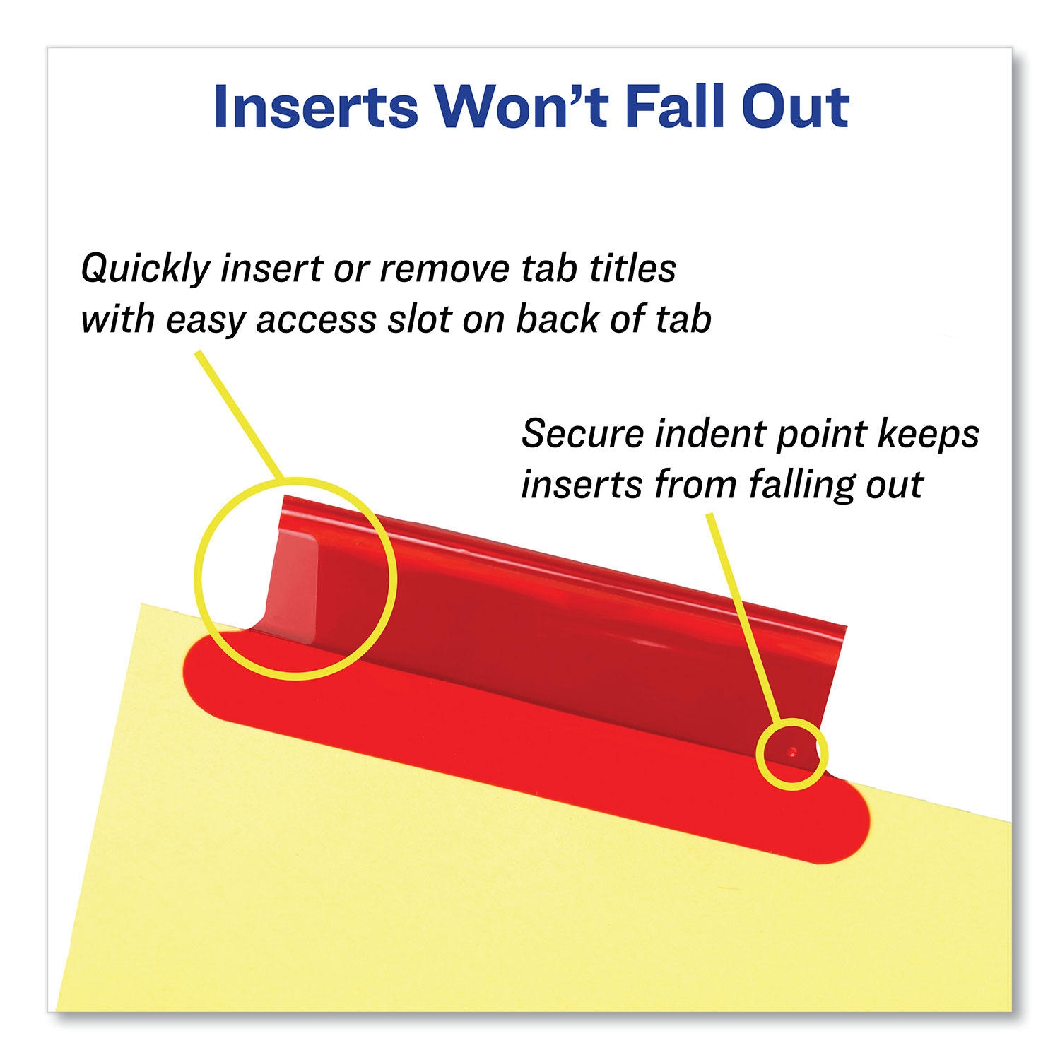 Avery Insertable Big Tab Dividers, 8-Tab, Letter - Image 3