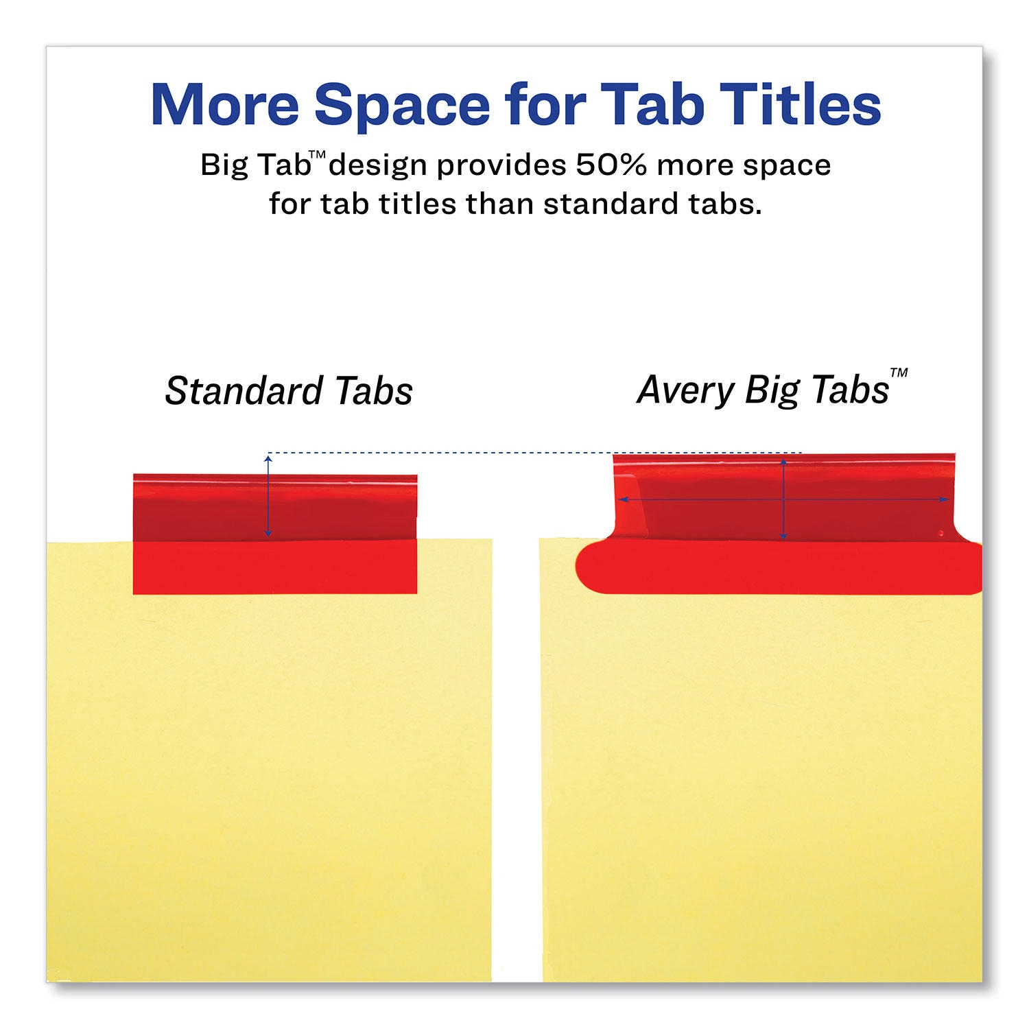 Avery Insertable Big Tab Dividers, 8-Tab, Letter - Image 4
