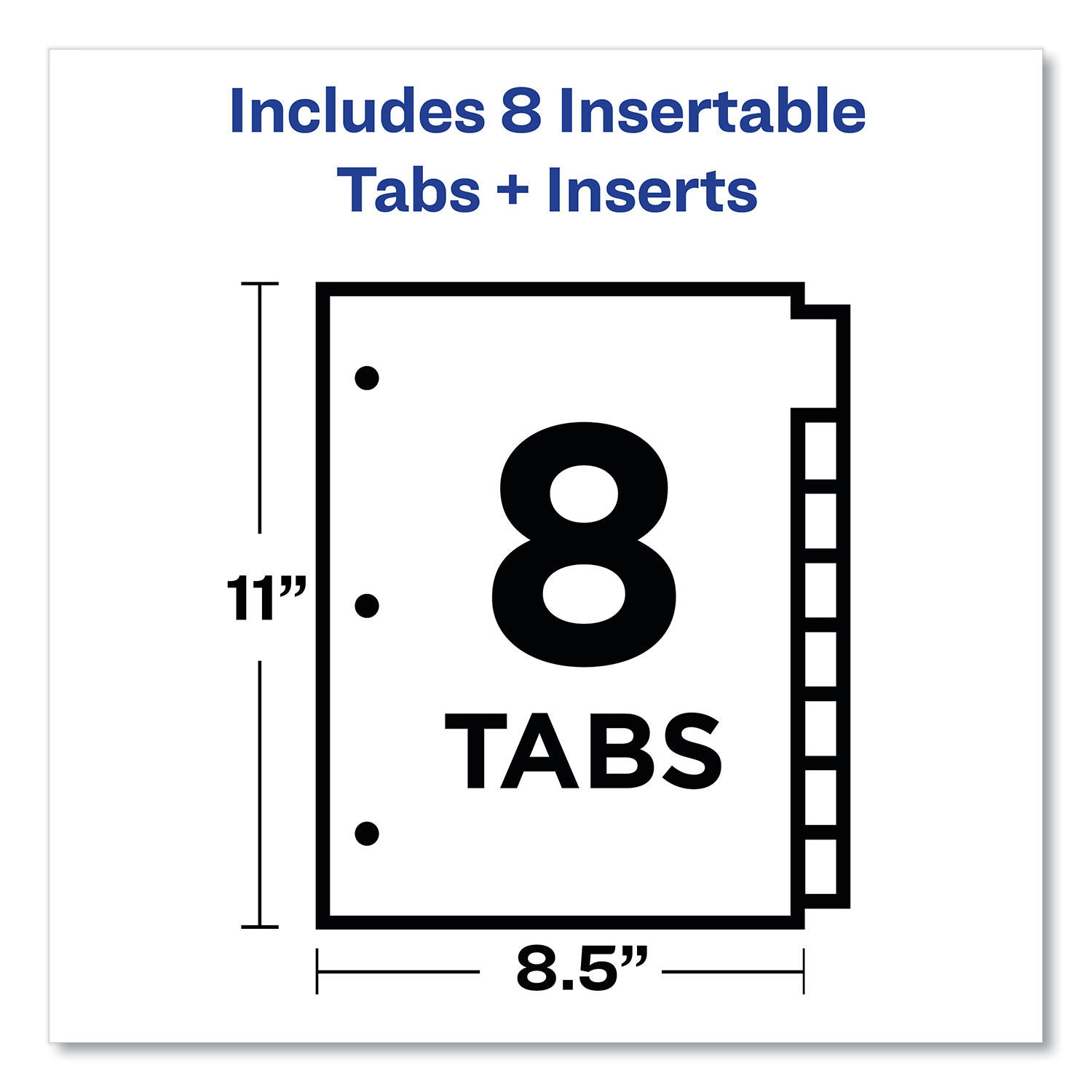 Avery Insertable Big Tab Dividers, 8-Tab, Letter - Image 5