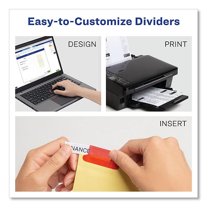 Avery Insertable Big Tab Dividers, 8-Tab, Letter - Image 10