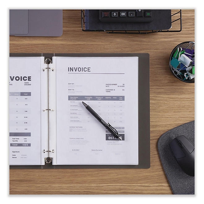 Universal® Standard Sheet Protector, Standard, 8-1/2" x 11, Clear, 200/Box - Image 4