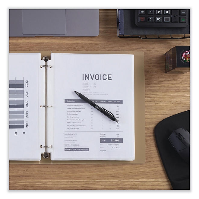 Universal® Top-Load Poly Sheet Protectors, Nonglare, Economy, Letter, 200/Box - Image 3