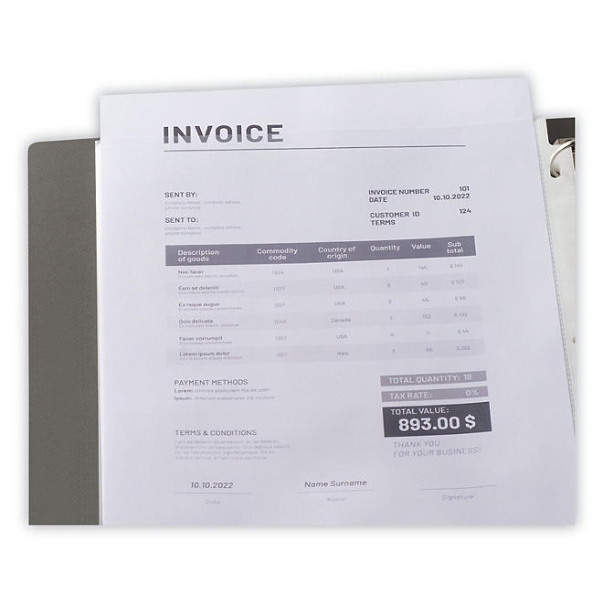Universal® Top-Load Poly Sheet Protectors, Nonglare, Economy, Letter, 200/Box - Image 4