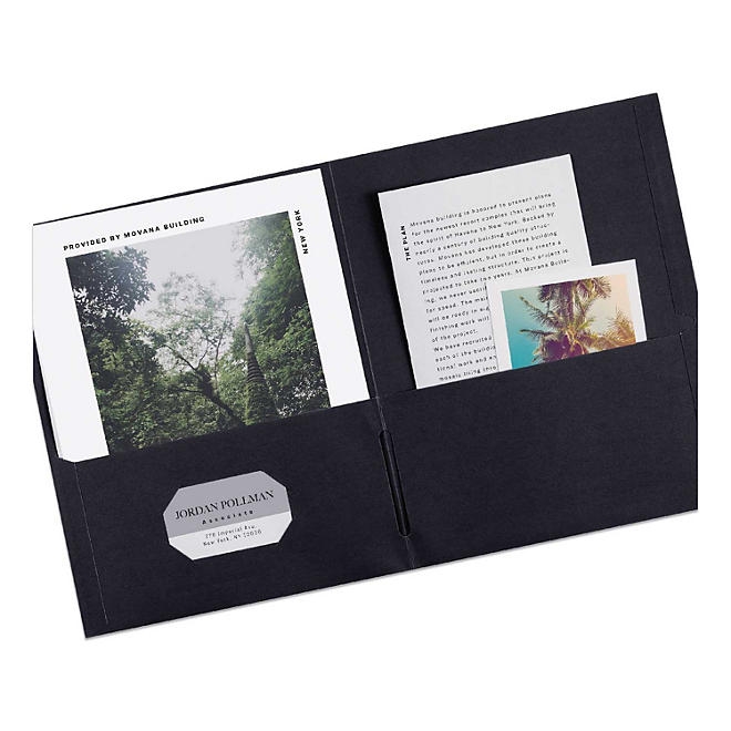 Avery Two-Pocket Folder, 40-Sheet Capacity, Assorted Colors, 25/Box - Image 8