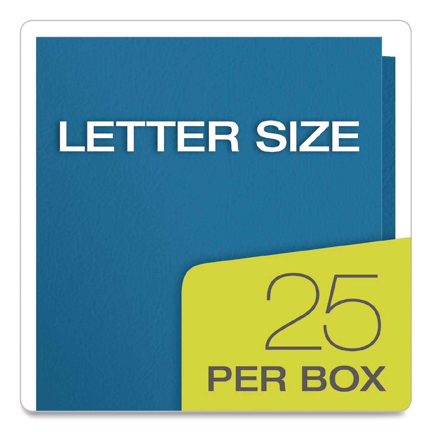 Oxford Twin Pocket Portfolios with Leatherette Grain, 25ct., Select Color - Image 6