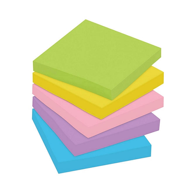 Post-it Notes Original Pads, 3 x 3, 100 Sheet Pads, 18 Pads, 1,800 Total Sheets, Jaipur Collection - Image 3