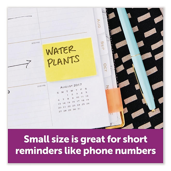 Post-it Notes - Original Pads in Canary Yellow, 1-1/2 x 2, 90/Pad - 24 Pads/Pack - Image 6