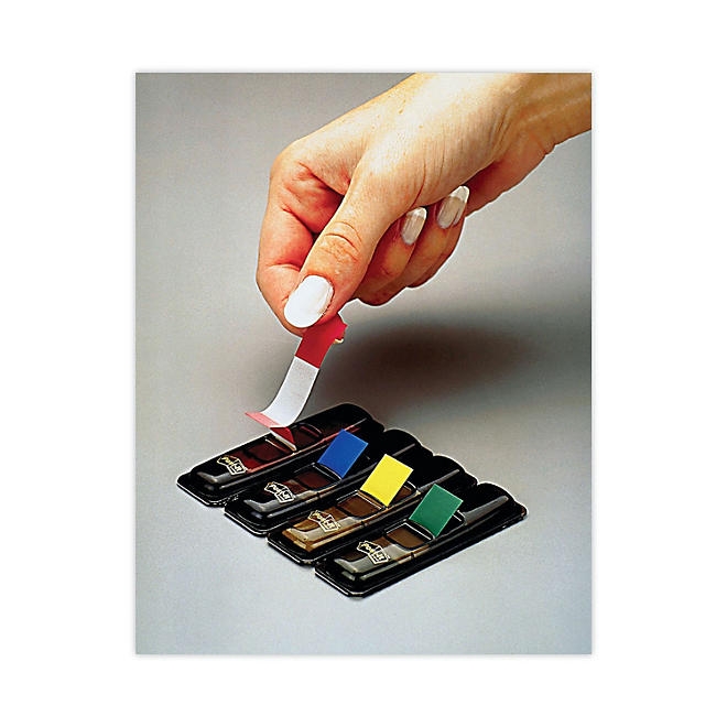 Post-it Flags - Small Page Flags in Dispensers, Four Colors, 35/Color - 4 Dispensers/Pack - Image 5