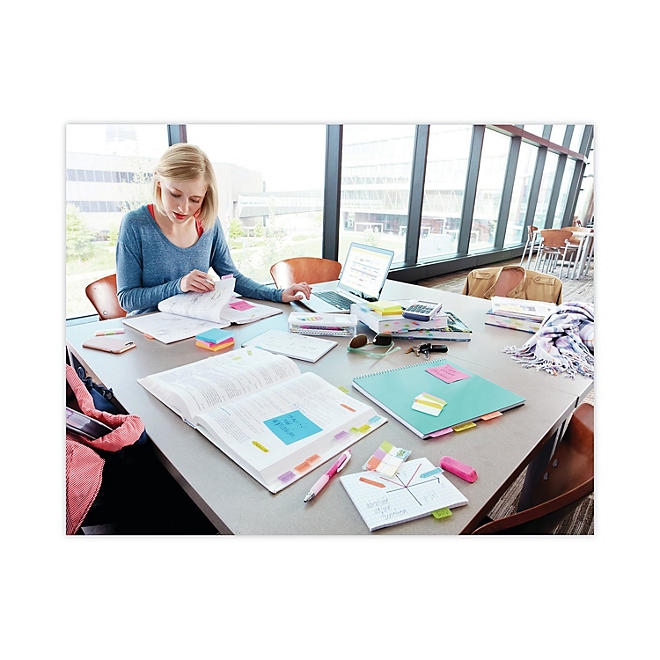 Post-it Flags - Small Page Flags in Dispensers, Four Colors, 35/Color - 4 Dispensers/Pack - Image 8