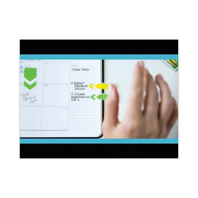 Post-it Flags - Small Page Flags in Dispensers, Four Colors, 35/Color - 4 Dispensers/Pack - Image 10