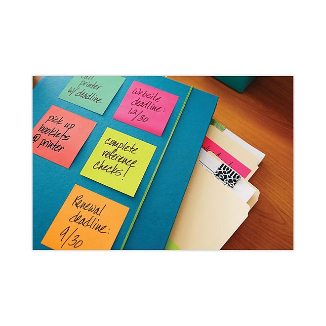 Post-it Pop-up Notes - Original Pop-up Refill, 3 x 3, Capetown, 100/Pad - 12 Pads/Pack - Image 6
