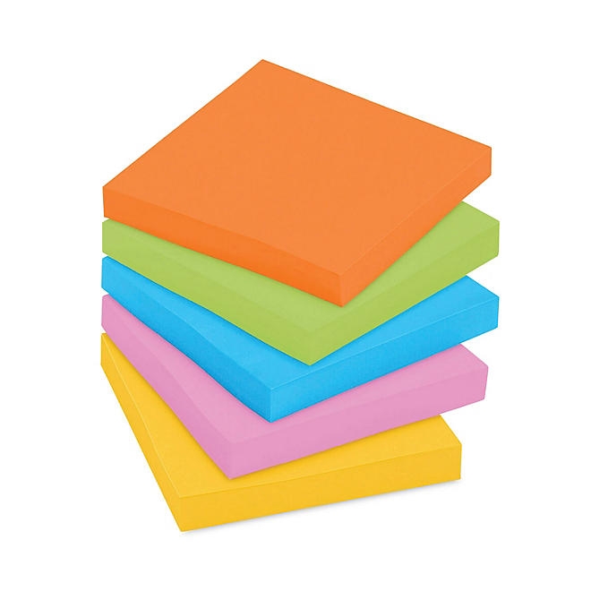 Post-it Notes Super Sticky Pads in Rio de Janeiro Colors, 3 x 3, 70-Sheet Pads, 24/Pack - Image 8