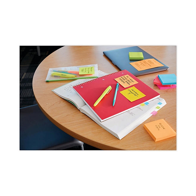 Post-it Notes Super Sticky Pads in Rio de Janeiro Colors, 3 x 3, 70-Sheet Pads, 24/Pack - Image 11