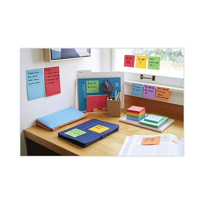 Post-it Notes Super Sticky Pads in Marrakesh Colors, 3 x 3, 70-Sheet, 24/Pack - Image 7