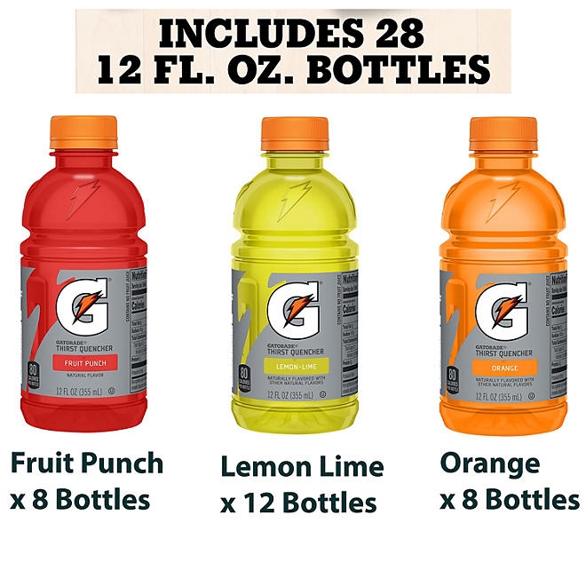 Gatorade Sports Drinks Core Variety Pack 12 fl. oz., 28 pk. - Image 4