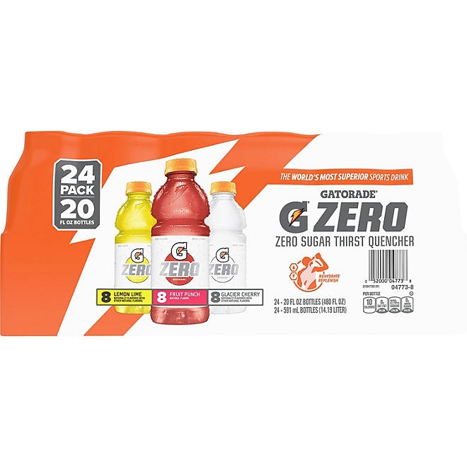 Gatorade Zero Thirst Quencher Variety Pack 20 fl. oz., 24 pk. - Image 2
