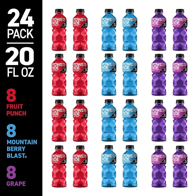 POWERADE Variety Pack Sports Drink, 20 fl. oz., 24 pk. - Image 7
