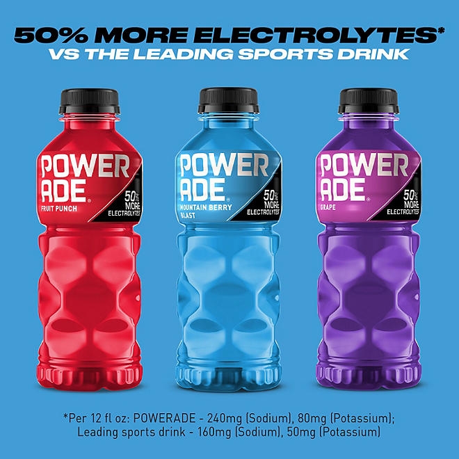 POWERADE Variety Pack Sports Drink, 20 fl. oz., 24 pk. - Image 8