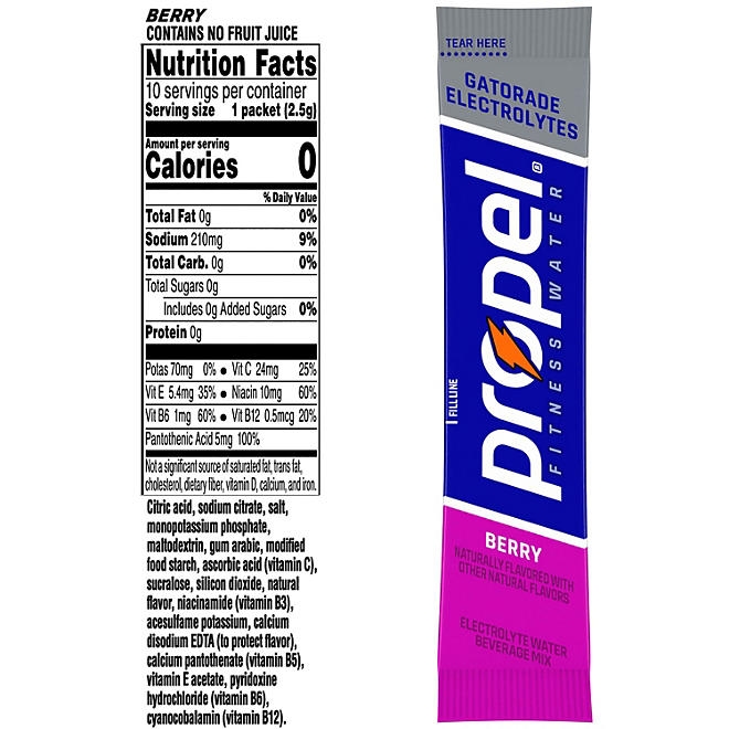 Propel Powder Variety Pack, 0.08 oz., 40 pk. - Image 6