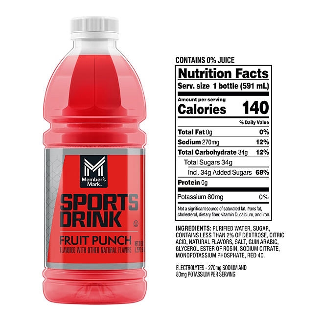 Member's Mark Sports Drink Variety Pack 20 fl. oz., 24 pk. - Image 6
