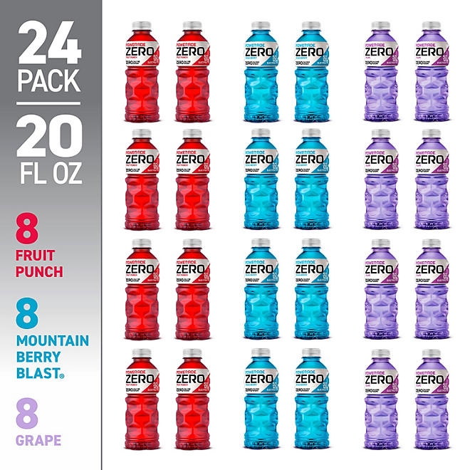 POWERADE ZERO Variety Pack Sports Drink, 20 fl. oz., 24 pk. - Image 7