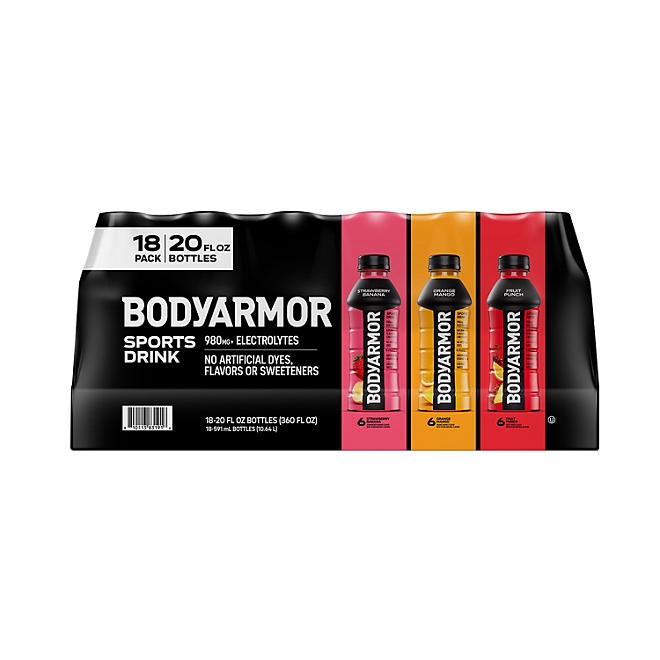 BODYARMOR Sports Drink Variety Pack 20 fl. oz., 18 pk. - Image 2