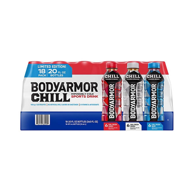 BODYARMOR CHILL Sports Drink Variety Pack 20 fl. oz., 18 pk. - Image 2