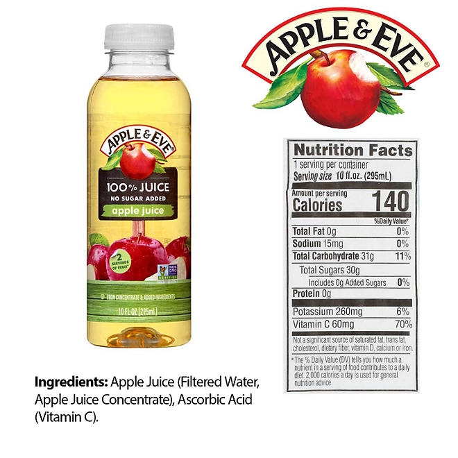 Apple & Eve 100% Apple Juice 10 oz., 24 pk. - Image 3