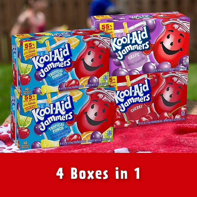 Kool-Aid Jammers Juice Pouches Variety Pack 6 fl. oz., 40 pk. - Image 8