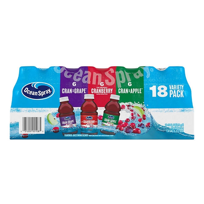Ocean Spray Juice Drink Variety Pack 10 fl. oz., 18 pk. - Image 2