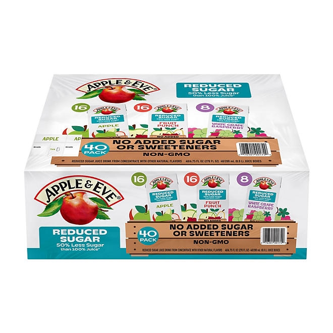 Apple & Eve Juice Reduced Sugar Variety Pack, 6.75 fl. oz., 40 pk. - Image 6