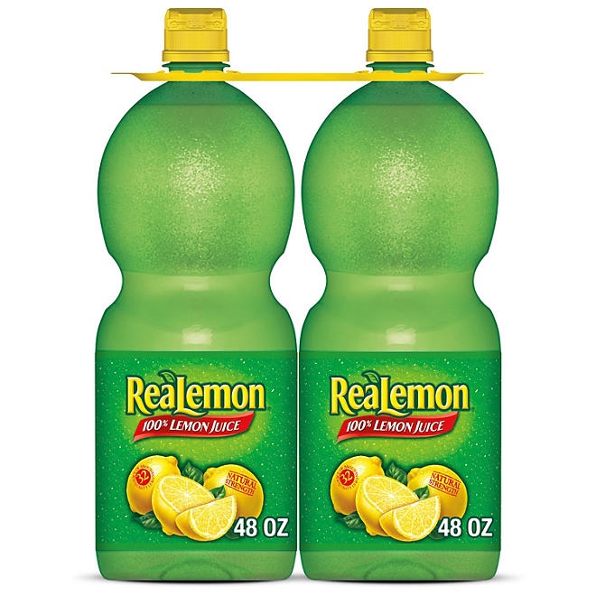 ReaLemon 100% Lemon Juice 48 fl. oz. bottles, 2 pk. - Image 2
