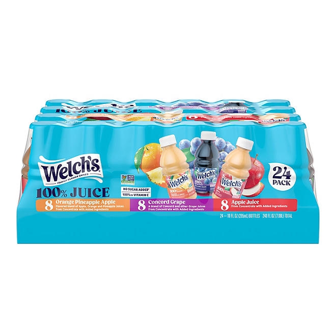 Welch's 100% Juice Variety Pack 10 fl. oz., 24 pk. - Image 2