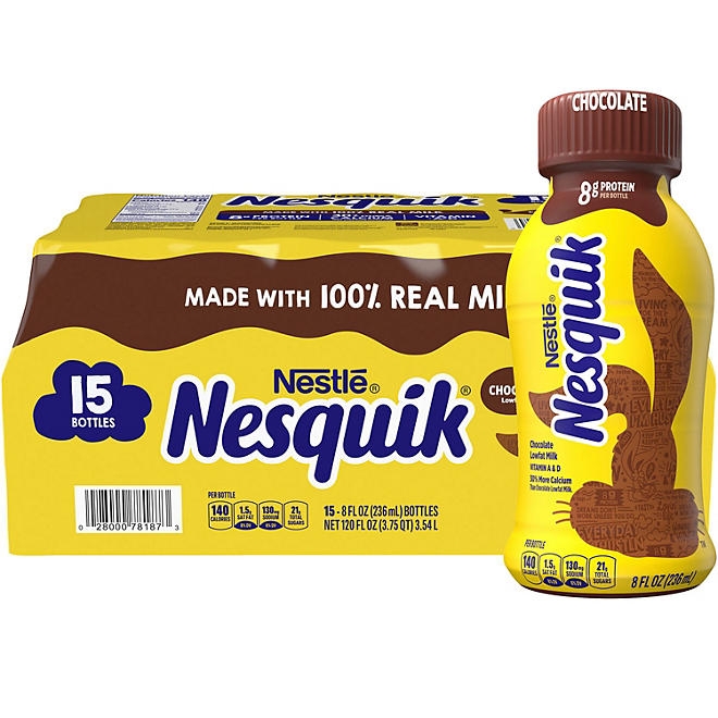 Nesquik Chocolate Milk Beverage 8 fl. oz., 15 pk. - Image 2