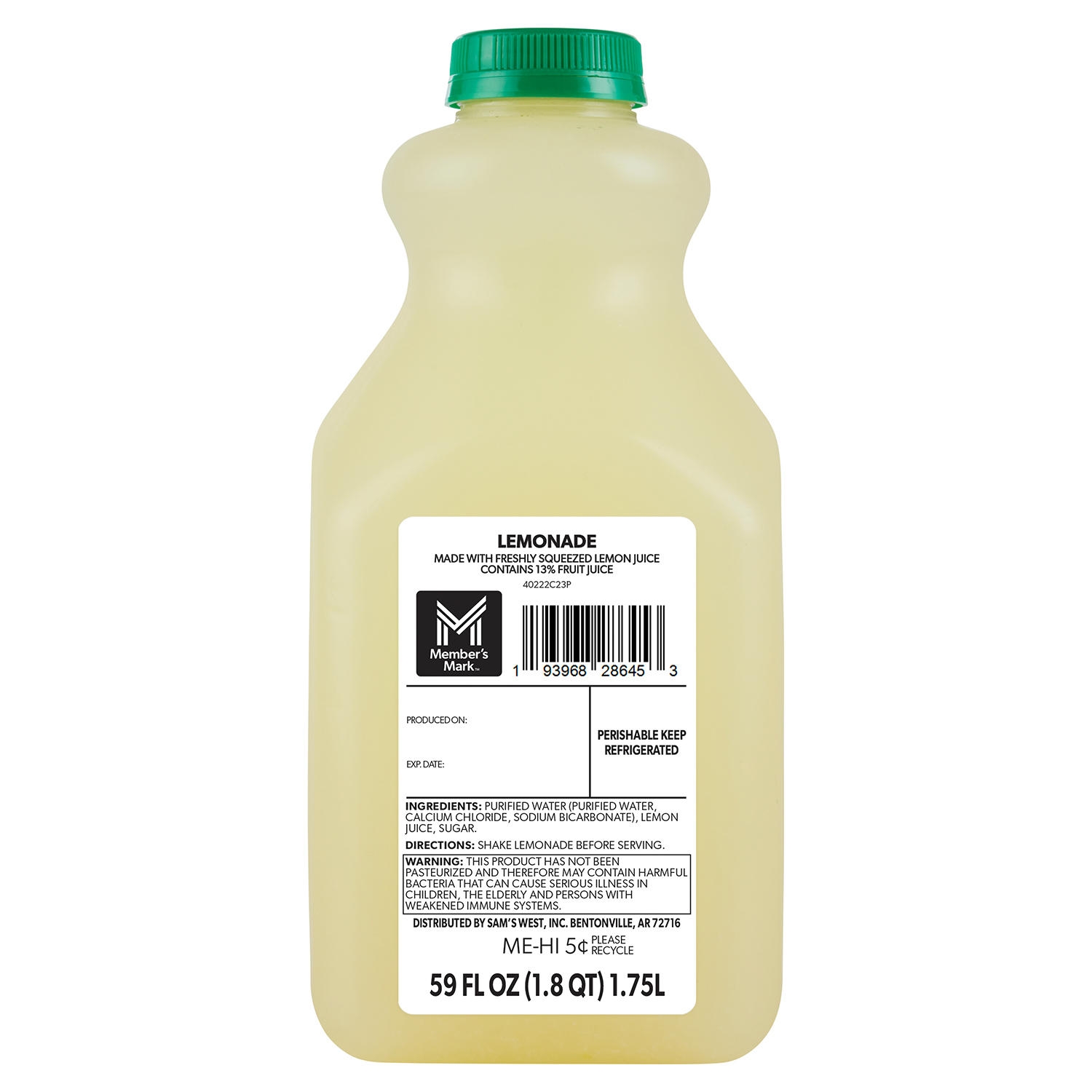 Member's Mark Fresh Squeezed Lemonade, 59 fl. oz.