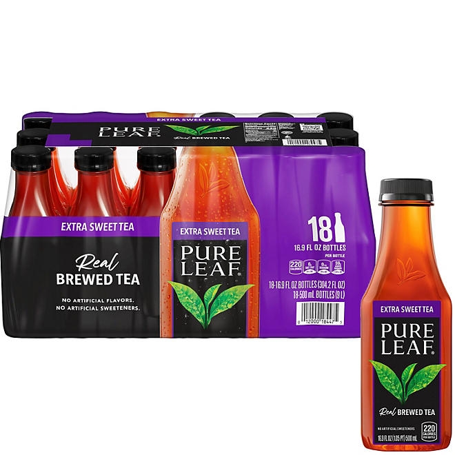 Pure Leaf Extra Sweet Iced Tea 16.9 fl. oz., 18 pk. - Image 2