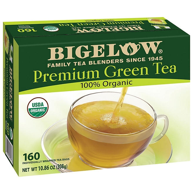 Bigelow Premium Organic Green Tea 160 ct. - Image 2