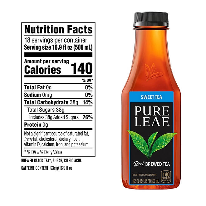 Pure Leaf Real Brewed Tea Sweet Tea 16.9 fl. oz., 18 pk. - Image 3