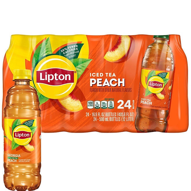Lipton Peach Iced Tea 16.9 fl. oz., 24 pk. - Image 2