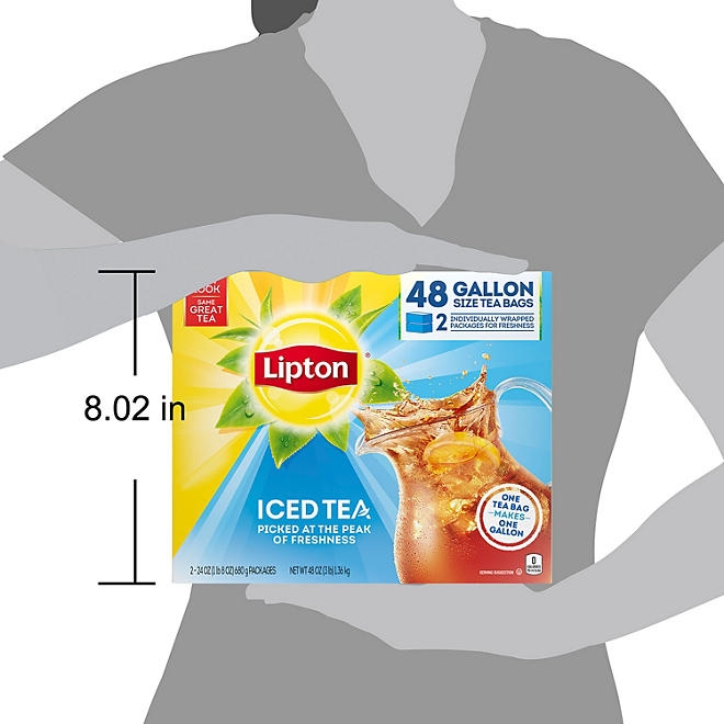Lipton Iced Tea, Gallon Size Tea Bags, 48 ct. - Image 9