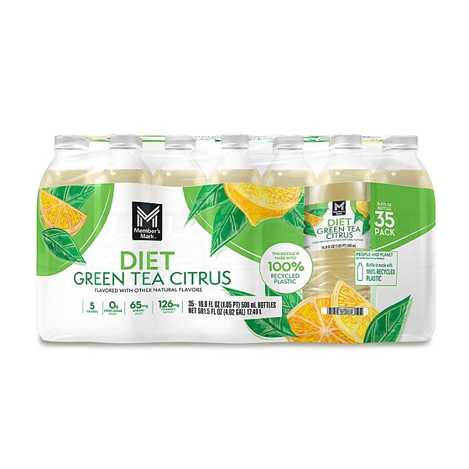 Member's Mark Diet Green Tea 16.9 fl. oz., 35 pk. - Image 2