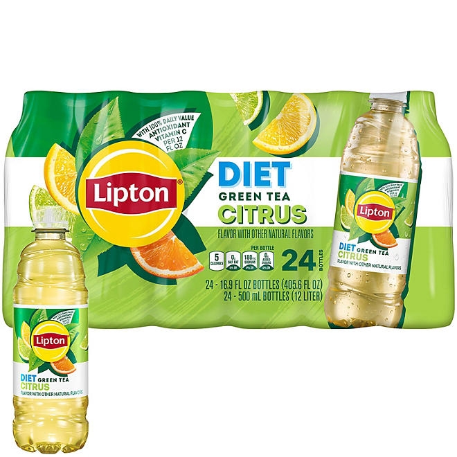 Lipton Diet Green Tea Citrus Iced Tea, 16.9 fl. oz., 24 pk. - Image 2