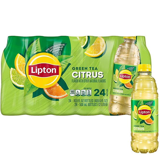 Lipton Green Tea Citrus Iced Tea 16.9 fl. oz., 24 pk. - Image 2