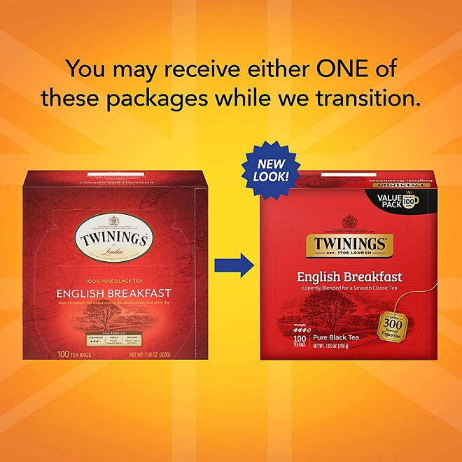 Twinings English Breakfast Tea Bags 100 ct. - Image 9