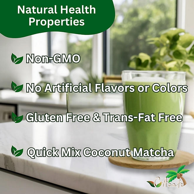 CAcafe Coconut Matcha 19.05 oz. - Image 4