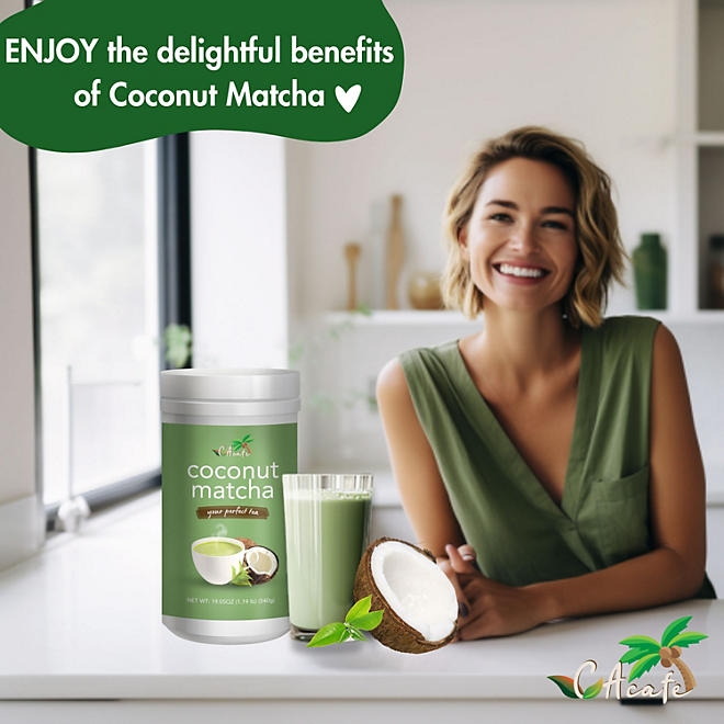 CAcafe Coconut Matcha 19.05 oz. - Image 7