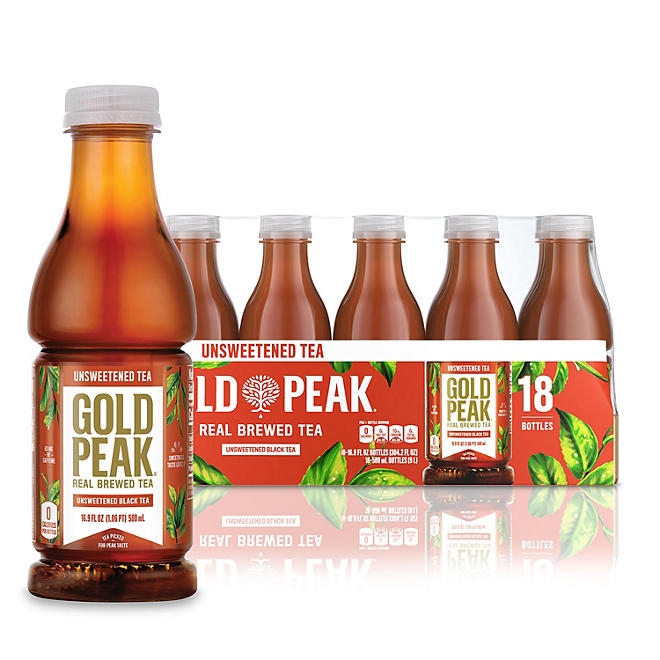 Gold Peak Unsweetened Tea 16.9 fl. oz., 18 pk. - Image 2