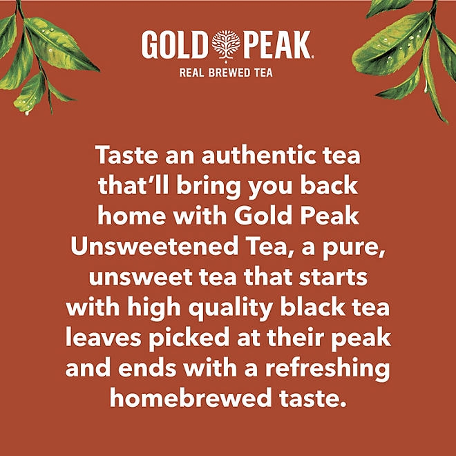 Gold Peak Unsweetened Tea 16.9 fl. oz., 18 pk. - Image 7